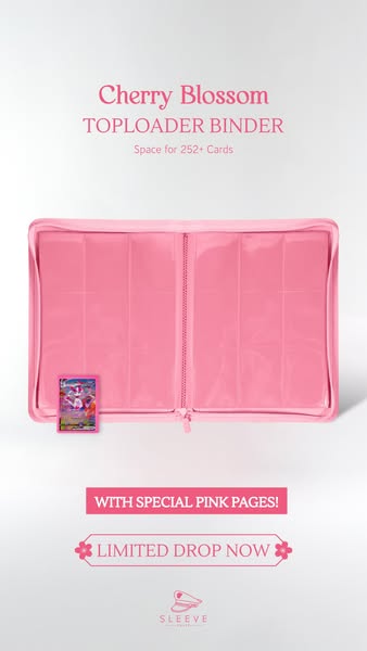 Limited Edition Cherry Blossom Toploader Binder