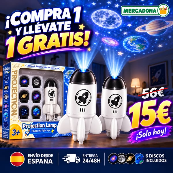 Proyector de Estrellas HD Plug & Play