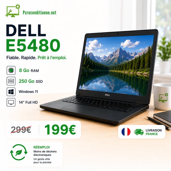 Réemploi Intelligent | Dell E5480 à 199€