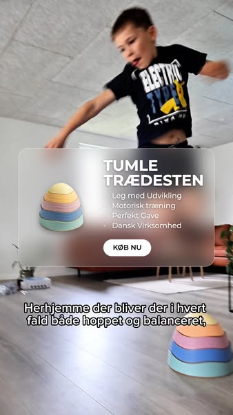 Børnene ELSKER at TUMLE her hjemme