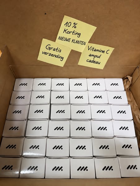 Gratis verzending & een gratis ampul (€19)
