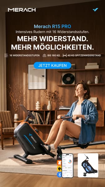MERACH R15 Pro: 130cm Schiene & 160kg Tragkraft!