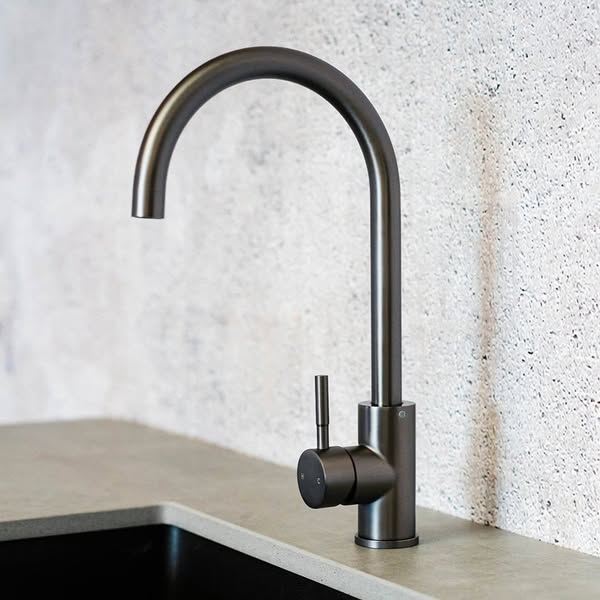 Magna Gun Metal Kitchen Mixer Tap