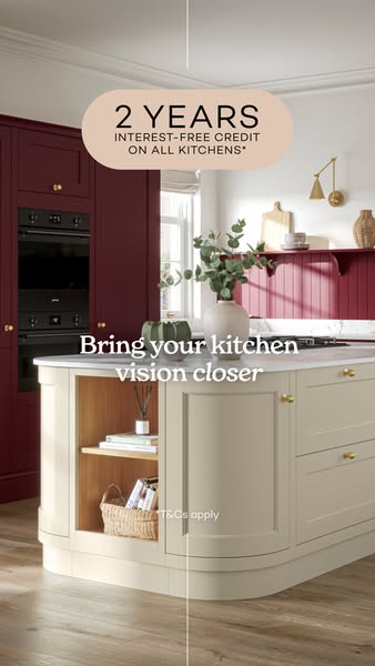2 Years’ Interest-Free credit on all kitchens