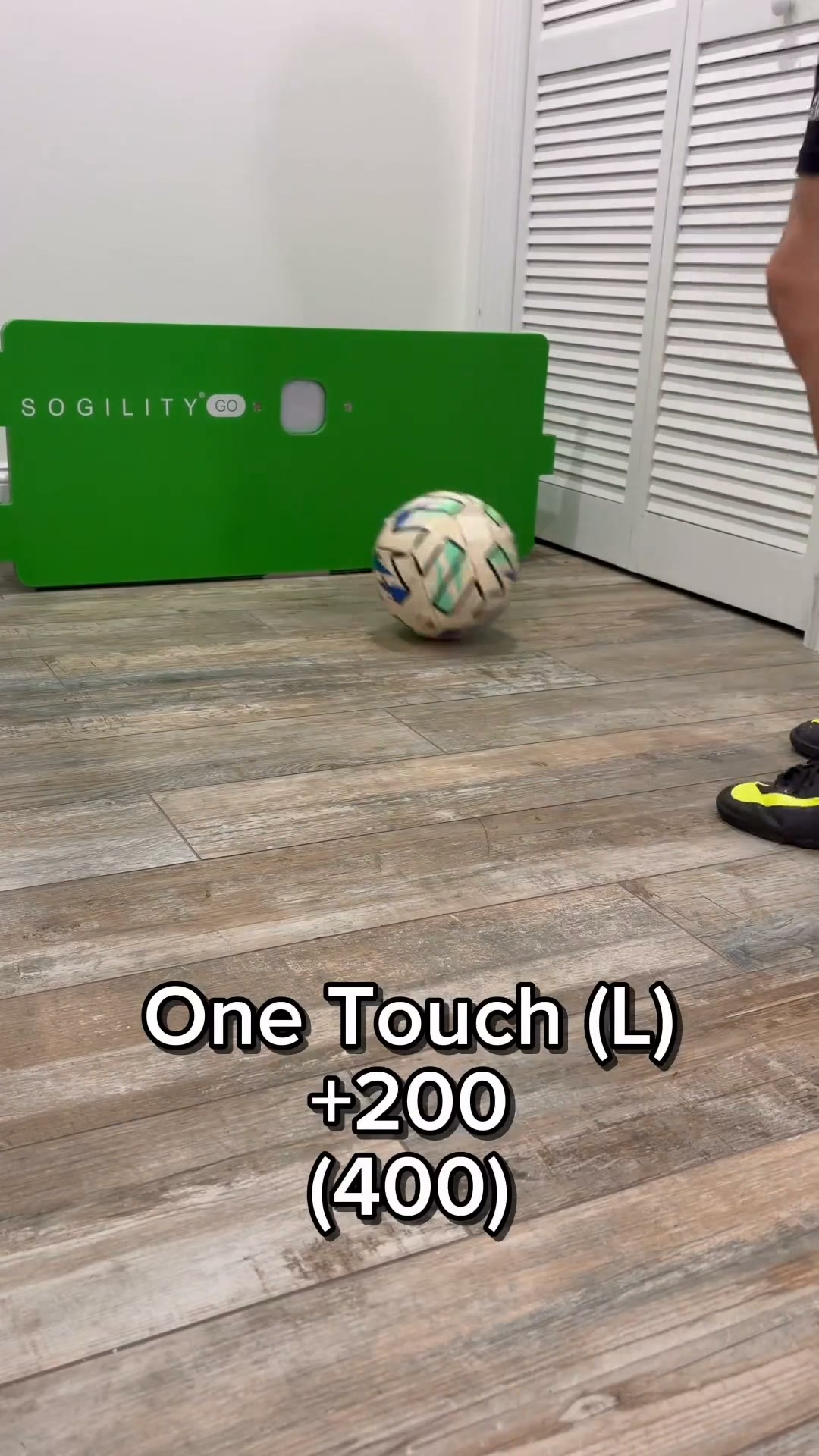 Smart Soccer Rebound Board — Impact Reaction Light Training Rebounder