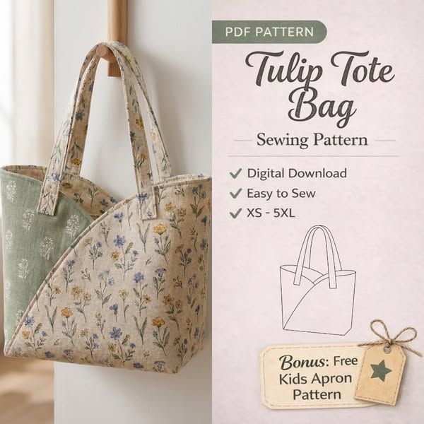 90% Off Tote Bag Sewing Pattern