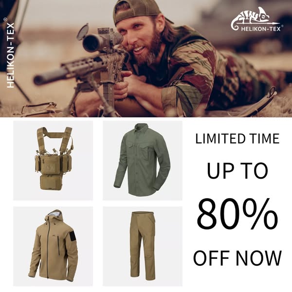 Helikon-Tex Up to 80% OFF selected products.