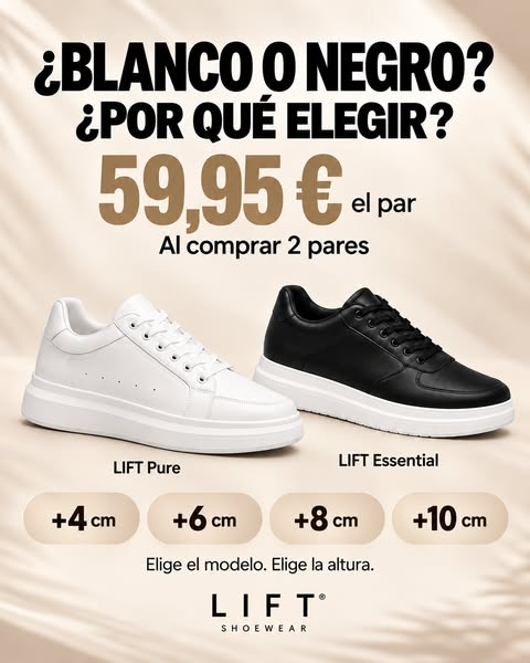 Gana hasta +10 cm de altura