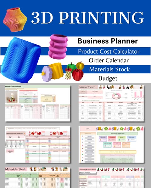3D Printing Business Planner