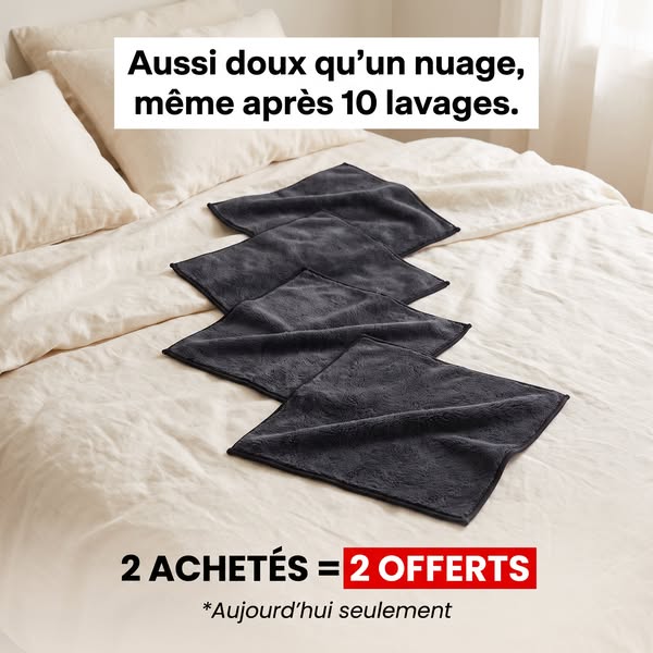 2 Chiffons achetés = 2 OFFERTS !