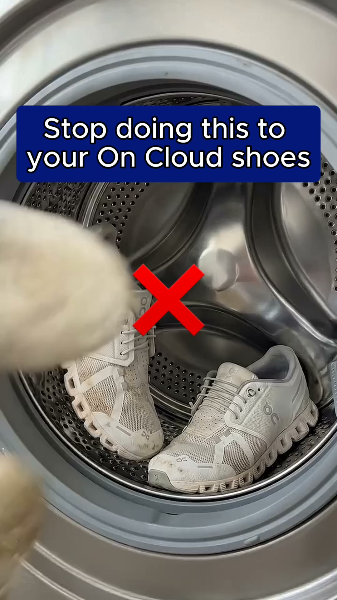 Get spotless shoes in just 30 minutes, straight from your washing machine