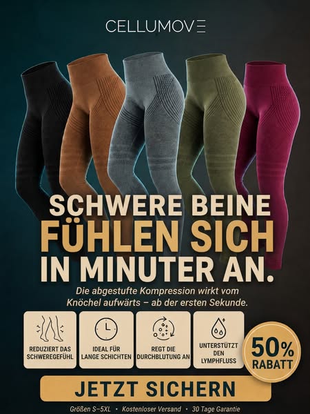Schwere Beine nach einem langen Tag?