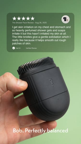 Voted UK's Best Shower Kit (GQ, 2025)