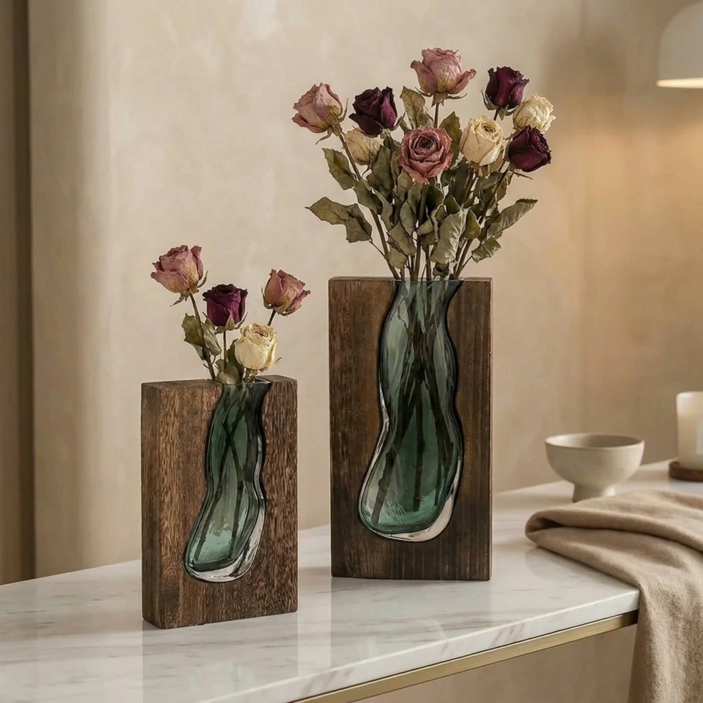 Nordic Live Edge Vase