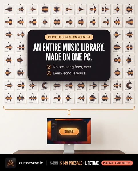 Your Next 100 Songs. $149 Once. No Monthly Fees.