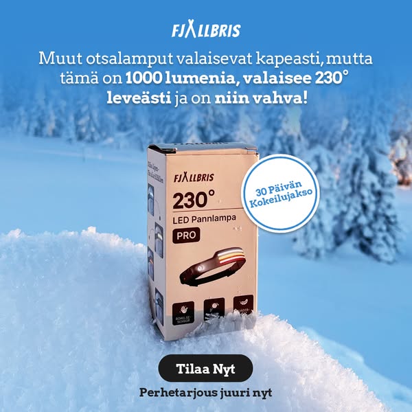Pakollinen talven pimeydessä!