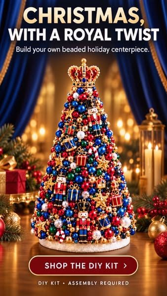DIY Beaded Christmas Tree Kit