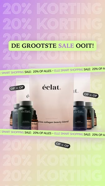 Grootste korting ooit bij eclat!