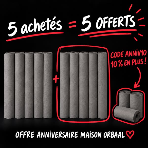 ANNIV10 -10% et 5+5 OFFERTS