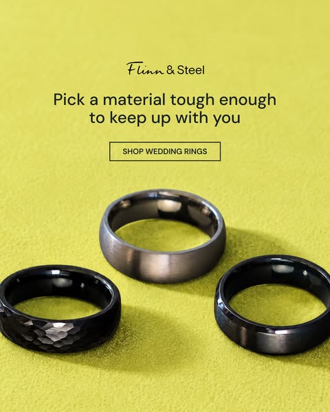 Alternative Metal Wedding Rings