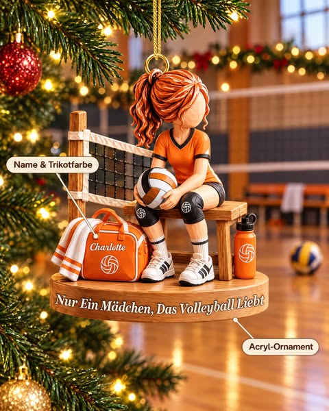 Ihr Volleyball-Ornament