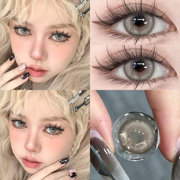 New Light Golden Brown Contact Lenses(6months wear)