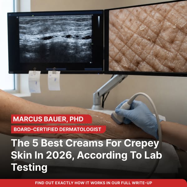 The 5 Best Creams For Crepey Skin In 2026, According To Lab Testing