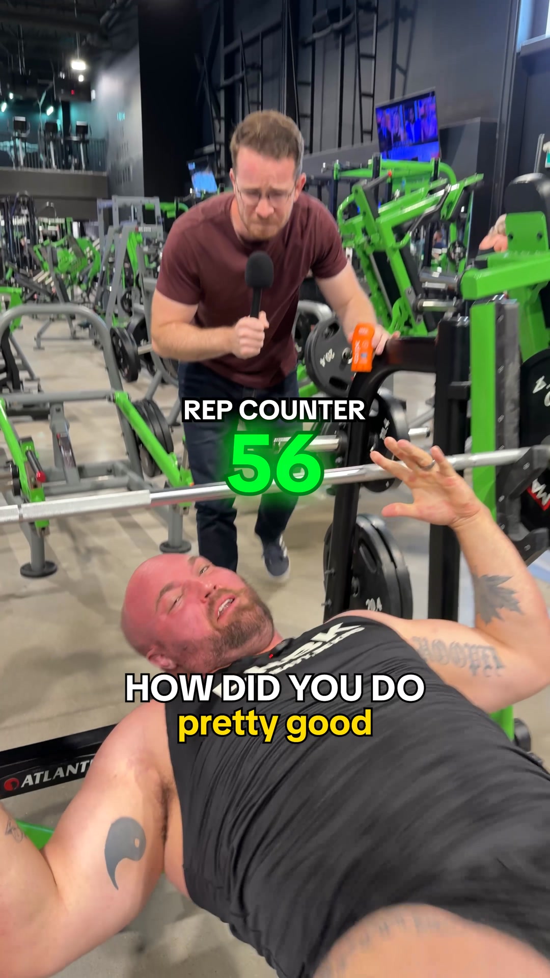 Every rep off the bench = 1% off Carpe