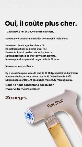 Élimine vite les odeurs de chien et chat !