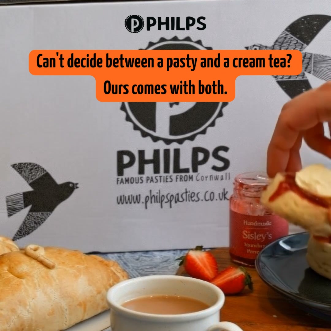 Pasty + Cream Tea for Two