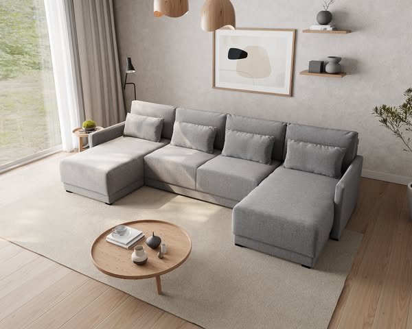 Luxury U-Shape Sofa Beds