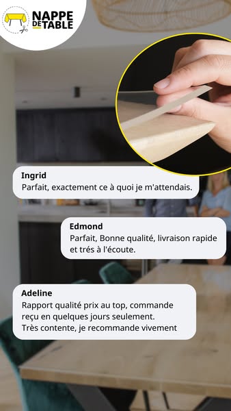 Protéger votre table