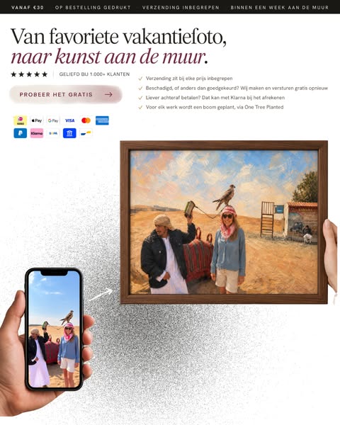 Van vakantiefoto naar kunst