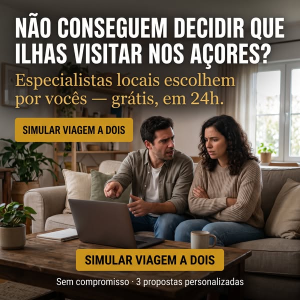 3 ideias de viagem aos Açores em 24h
