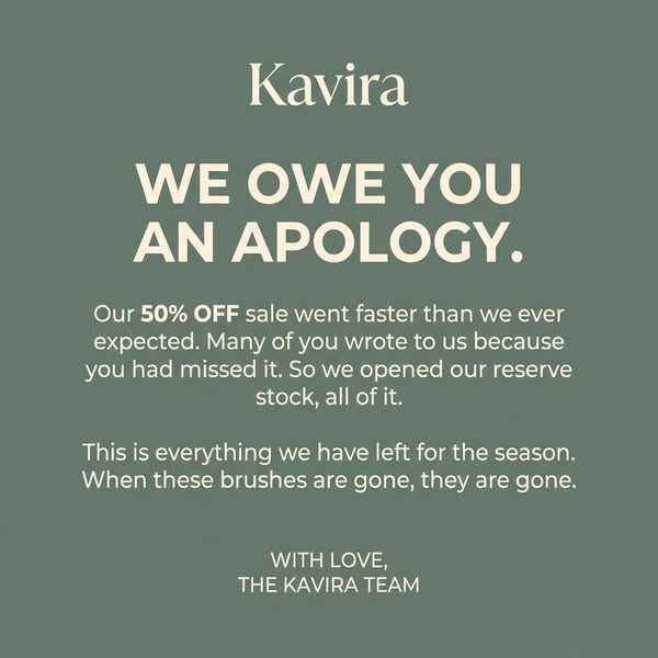 Sale Ends Tonight