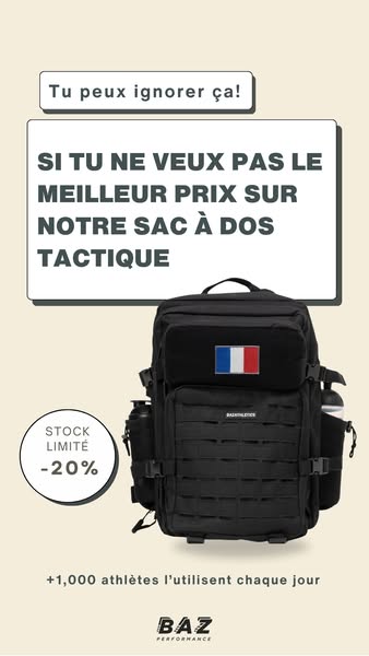 Sac Tactique 45L - Stock limité