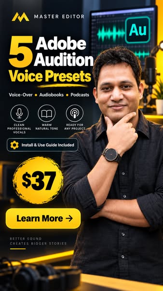 $17 - A Faster Adobe Audition Voice Workflow