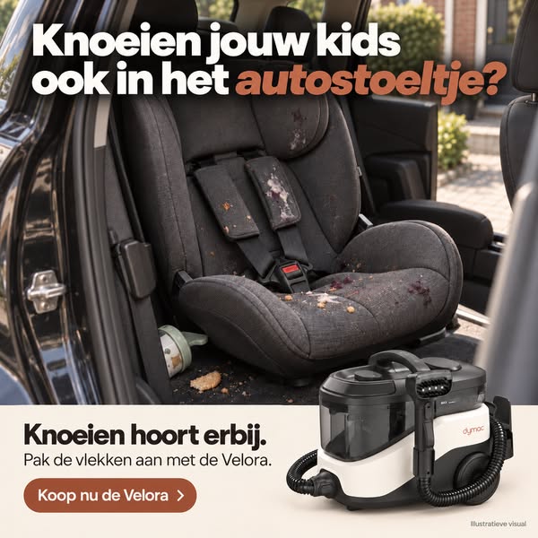 Diepe reiniging van jouw autostoeltje
