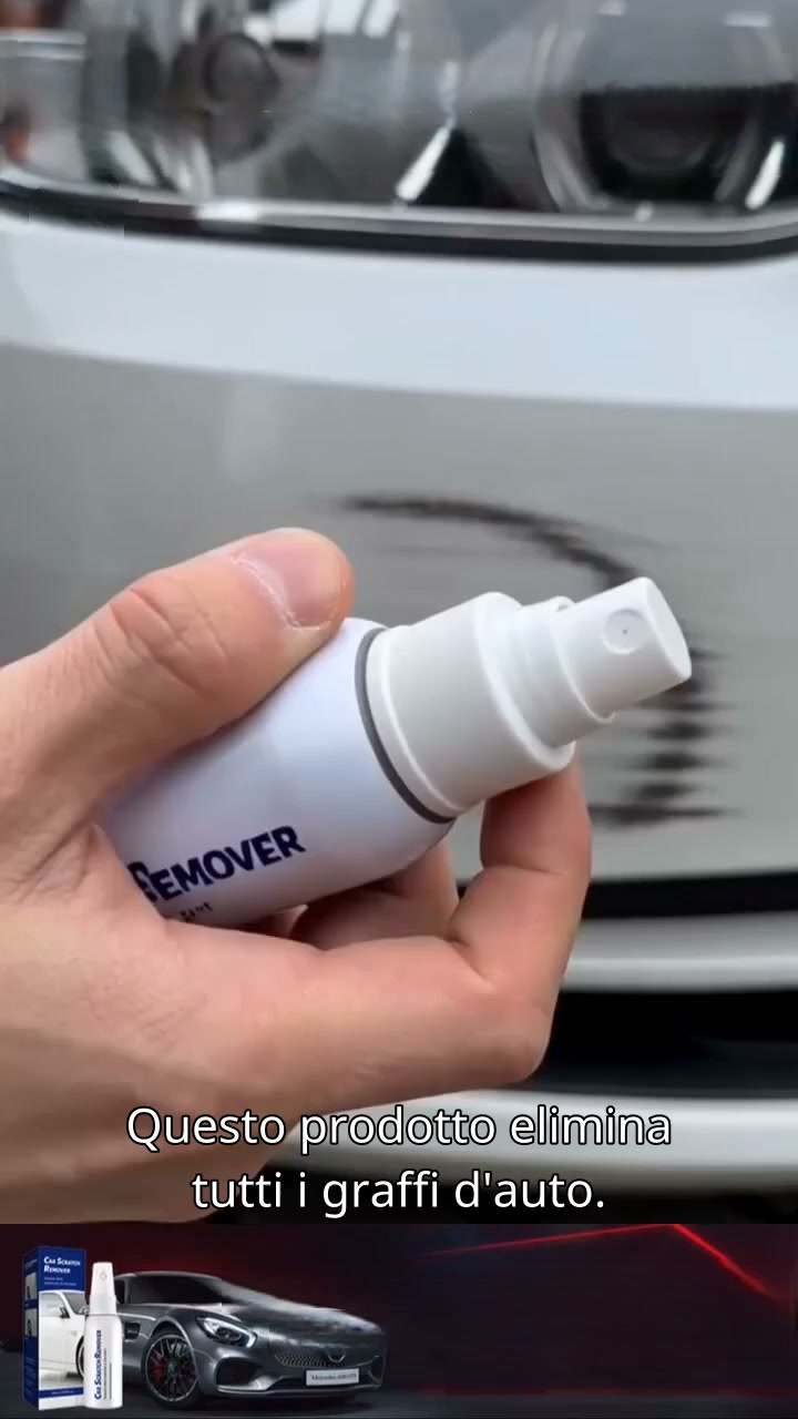 Spray istantaneo per rimuovere i graffi