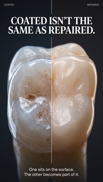 The same mineral your teeth are made of—now in your toothpaste