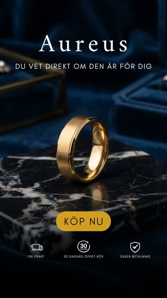 Klassisk Herrring i Guld
