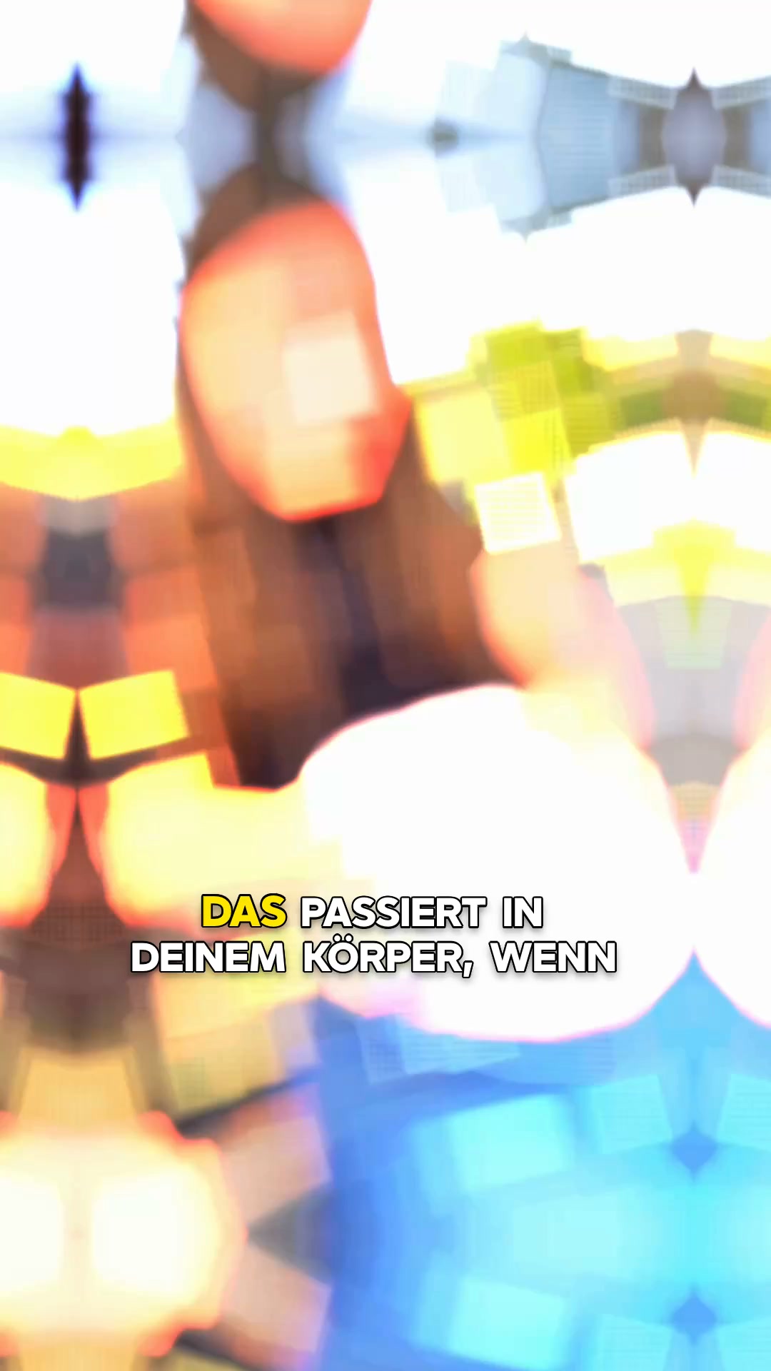 Spül raus, was nicht hinein gehört.