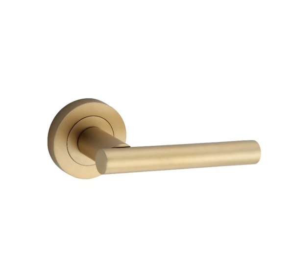 Spira Brass - Jura Lever Door Handle - Satin Brass - SB1304SB Spira BrassSKU: SB1304SB