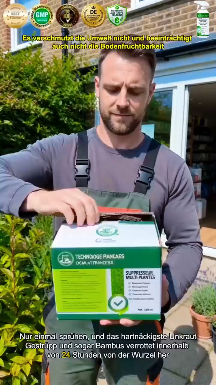 Schnell wirkendes Unkraut- und Bambus-Entfernungsspray, eine Anwendung, 5 Jahre unkrautfrei!