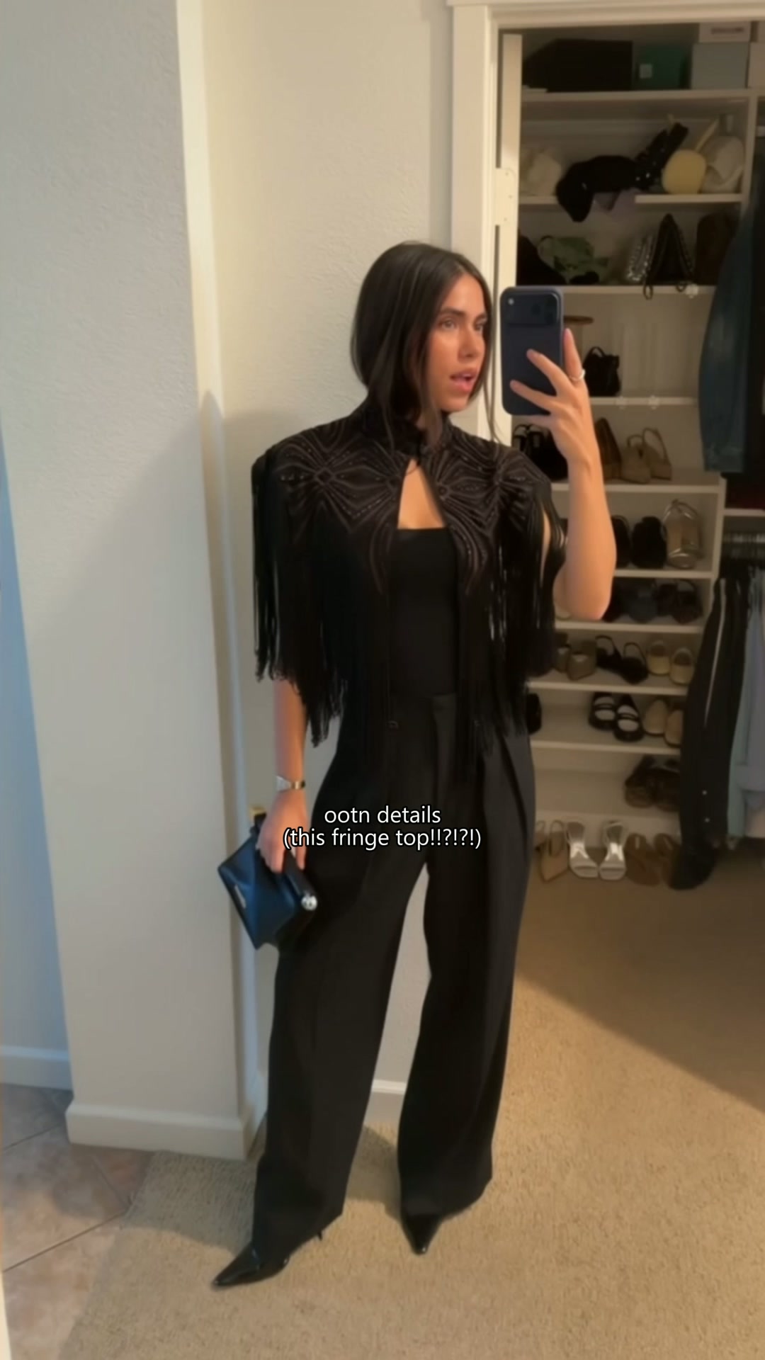 The Perfect Fringe Capelet for Evening Galas