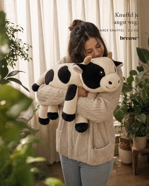Knuffel je angst weg.