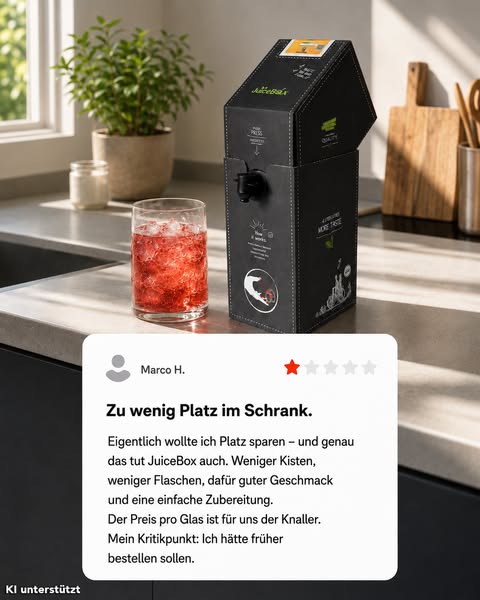 Spart Platz, Geld & Nerven