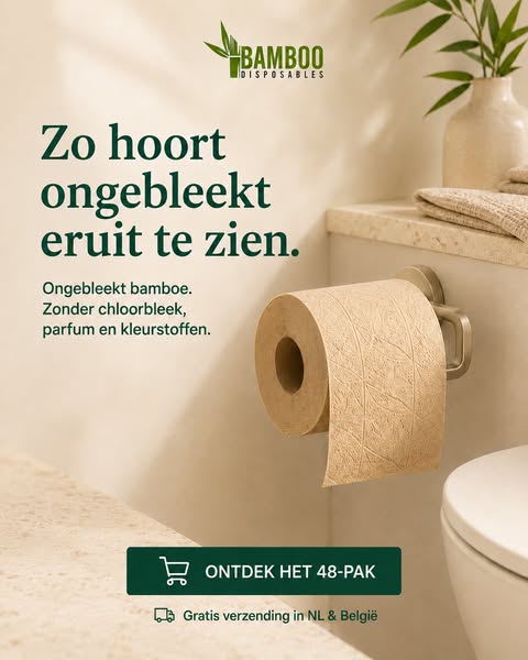 Wit is gebleekt. Dit niet.