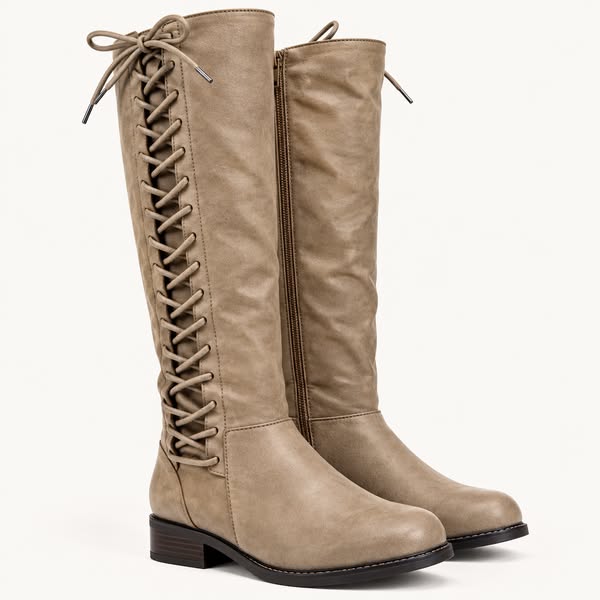 The Colette Side Lace Boots