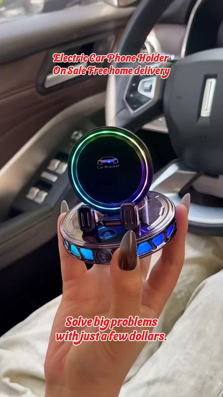 Customize Your Car Vibe — Stylish Wireless Charging Mount